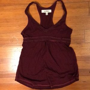 Abercrombie maroon tank top